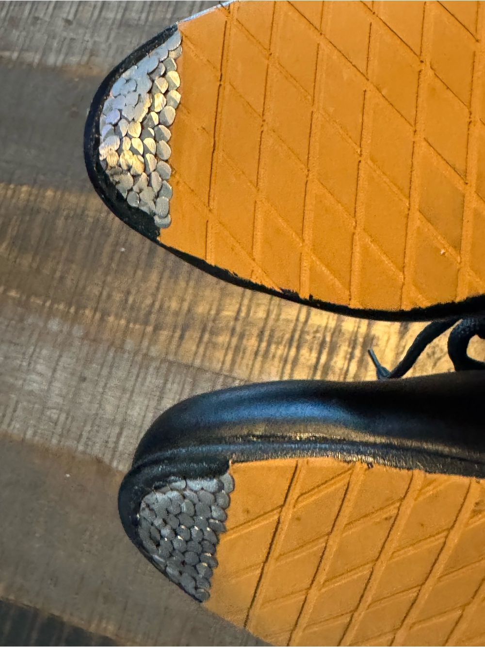 Menkes black leather Flamenco shoes feature a traditional lace-up design Size 40 - Picture 7 of 7